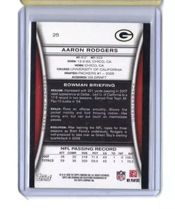 Aaron Rodgers 2008 Bowman Series Mint Card #25