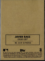 Javier Baez 2019 Topps Heritage 1970 Cloth Stickers Series Mint Card #30
