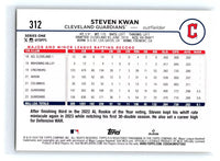 Steven Kwan 2024 Topps Yellow Series Mint Card #312
