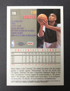 Tim Duncan 1997 1998 Topps Chrome Mint Rookie Card #115