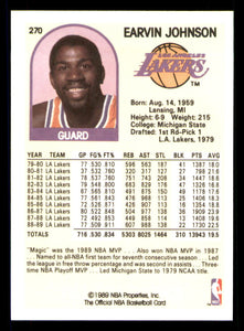 Magic Johnson 1989 1990 Hoops Series Mint Card #270