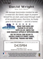 David Wright 2009 Topps Topps Town Series Mint Card #TTT32
