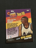 Anfernee Hardaway 1997 1998 Topps Inside Stuff Top 10 Series Mint Card #IS10
