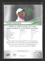 Tiger Woods 2026 Upper Deck Golf Mint Card #1
