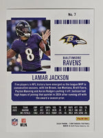 Lamar Jackson 2024 Panini Contenders Season Ticket Series Mint Card #7
