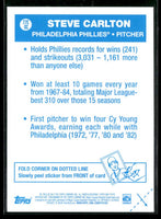 Steve Carlton 2012 Topps Archives 1977 Cloth Sticker Series Mint Card #77C-SC
