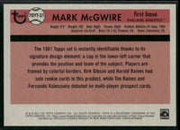 Mark McGwire 2021 Topps Update 70 Years of Topps Series Mint Card #70YT-31
