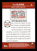Tom Glavine 2008 Topps Baseball Trading Card History Insert Card #TCH37
