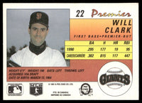 Will Clark 1991 O-Pee-Chee Premier Series Mint Card #22
