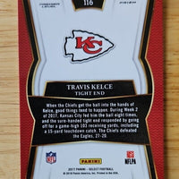 Travis Kelce 2017 Panini Select Premier Level Card #116
