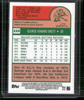 George Brett 2012 Topps Archives Series Mint Card #228
