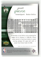 Paul Pierce 2005 2006 SP Authentic Mint Card #6
