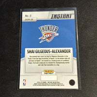 Shai Gilgeous-Alexander 2025 Panini Instant NBA Champions Series Mint Card #5
