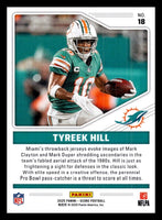 Tyreek Hill 2025 Score Throw Backs Series Mint Insert Card #18

