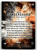Noah Syndergaard 2017 Topps 5 Tool Series Mint Card #5T-35
