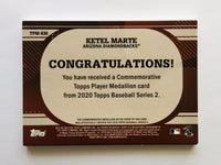 Ketel Marte 2020 Topps Player Medallion #TPM-KM
