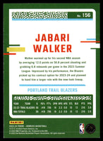 Jabari Walker 2023 2024 Donruss Green Laser Series Mint Card #156
