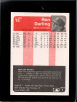 Ron Darling 1985 Fleer Series Mint Card #76
