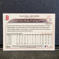 Rafael Devers 2022 Topps Chrome Prizm Refractor Series Mint Card #171
