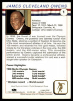 Jesse Owens 1991 Impel U.S. Olympic Hall of Fame Series Mint Card #1
