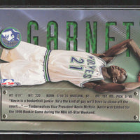 Kevin Garnett 1995 1996 Fleer Metal Mint Rookie Card #167