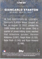 Giancarlo Stanton 2018 Topps Legends In the Making Series Card #LTMGS
