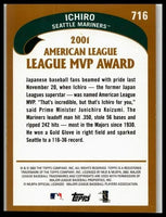 Ichiro Suzuki 2002 Topps Series Mint Card #716
