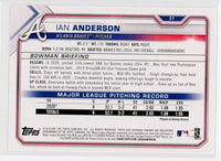 Ian Anderson 2020 Bowman Series Mint Rookie Card #27
