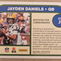 Jayden Daniels 2024 Panini Score Protential Series Mint Rookie Card #3