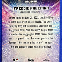 Freddie Freeman 2024 Topps Stars of the MLB Mint Card #SMLB-26