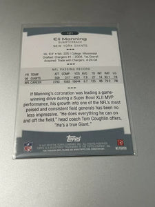 Eli Manning 2010 Topps Platinum Series Mint Card #121