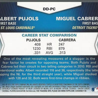 Albert Pujols and Miguel Cabrera 2011 Topps Diamond Duos Series Mint Card  #DD-PC