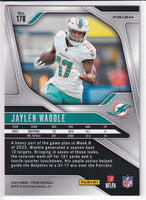 Jaylen Waddle 2024 Panini Prizm Orange Lazer Prizm Series Mint Card #178
