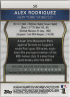 Alex Rodriguez 2011 Topps Finest Series Mint Card #50
