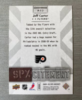 Jeff Carter 2009 2010 SPx SPXcitement Series Card #X53
