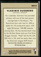 Vladimir Guerrero 2007 Topps Walmart Series Mint Card #WM18
