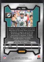 Jevon Holland 2023 Panini Prizm Red White and Blue Prizm Card #188
