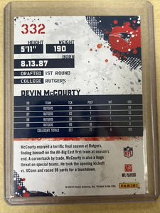 Devin McCourty 2010 Score Mint Rookie Card #332