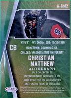 Christian Matthew 2022 SAGE Rookie Autograph Red Series Mint Card #A-CM2
