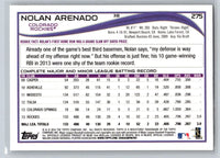 Nolan Arenado 2014 Topps Series Mint Rookie Card #275
