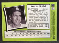 Phil Rizzuto 2012 Topps Archives Gold Foil Series Mint Card #96
