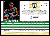 Rajon Rondo 2011 2012 Panini Hoops Series Mint Card #256
