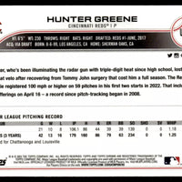 Hunter Greene 2022 Topps Chrome Update Series Mint Rookie Card #USC191