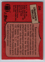 Lawrence Taylor 1987 Topps Series Mint Card #26

