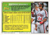 Manny Ramirez 1994 Topps Series Mint Card #216

