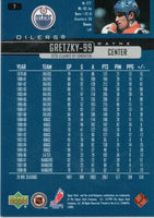 Wayne Gretzky 1999 2000 Upper Deck Series Card #8
