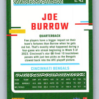 Joe Burrow 2023 Panini Donruss Optic Series Mint Card #42