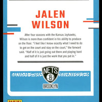 Jalen Wilson 2023 2024 Donruss Rated Rookie Series Mint Card #224