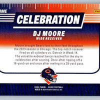 D.J. Moore 2024 Score Celebration Series Mint Card #C-DME