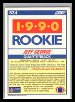 Jeff George 1990 Score Series Mint Rookie Card #634
